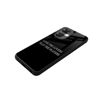 Playbook stylish phone case for oneplus nord ce 3 lite | glossy glass and slim fit