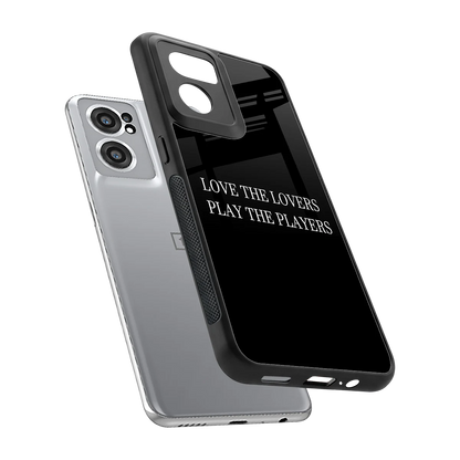 Playbook sleek oneplus nord ce 2 cover with tempered glass back and TPU edges