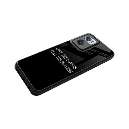 Playbook stylish phone case for oneplus nord ce 2 | glossy glass and slim fit