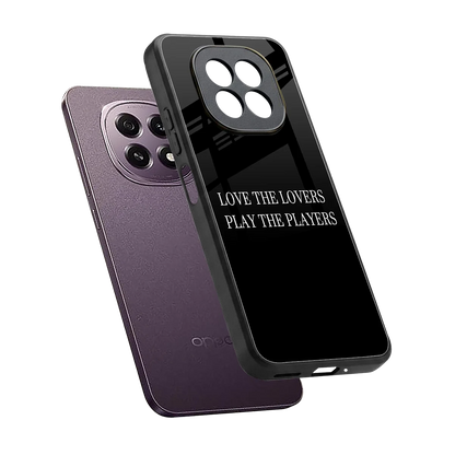Playbook sleek oppo f29 5g cover with tempered glass back and TPU edges