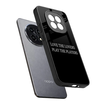 Playbook sleek oppo f29 pro 5g cover with tempered glass back and TPU edges