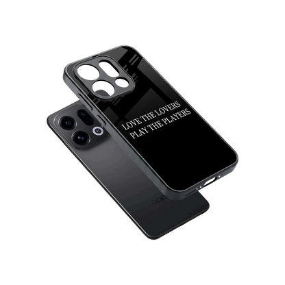 Playbook sleek oppo find x9 cover with tempered glass back and TPU edges