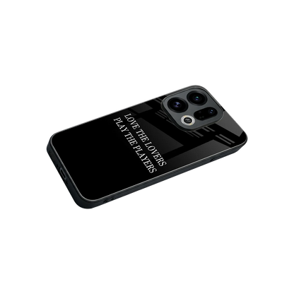 Playbook stylish phone case for oppo find x9 | glossy glass and slim fit