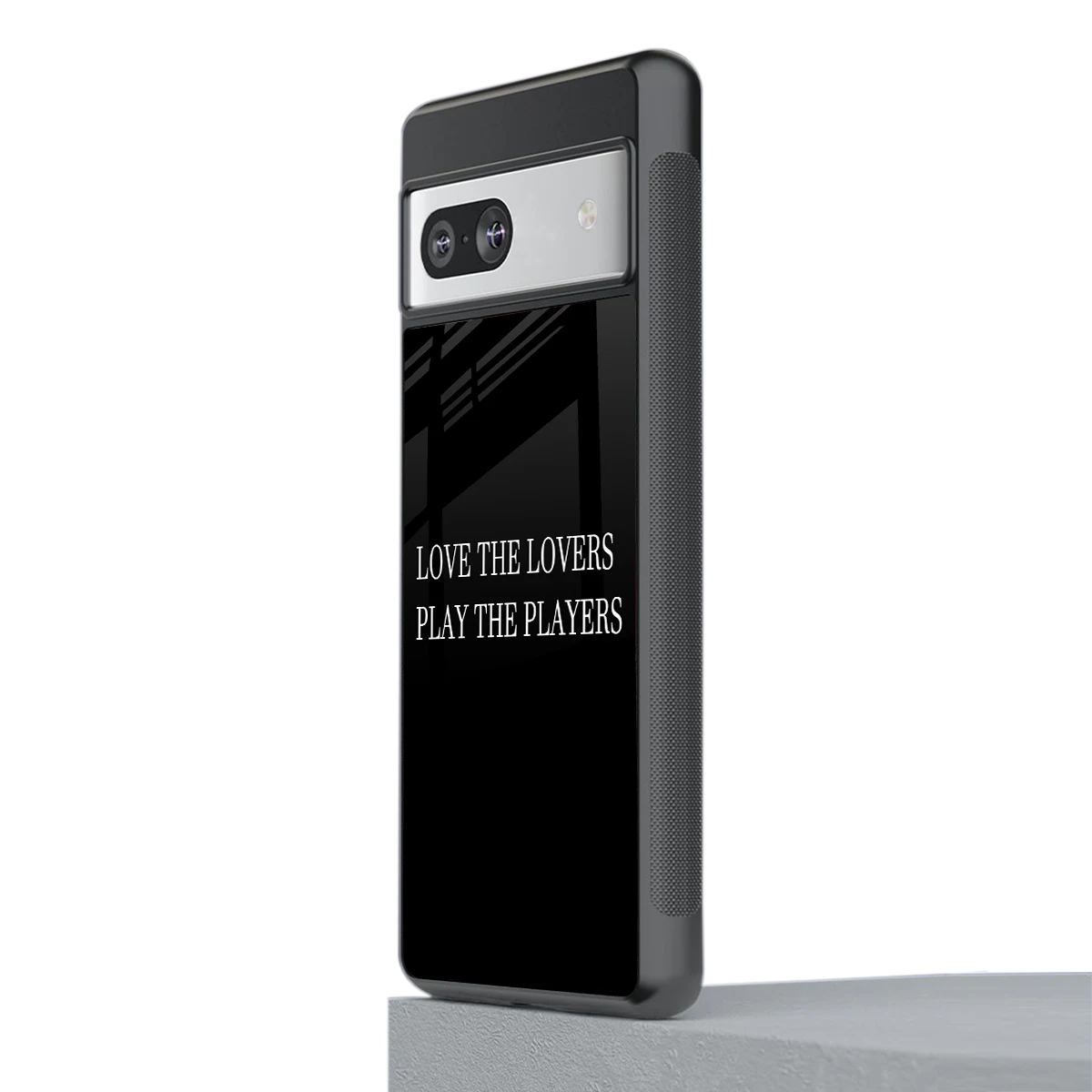 Playbook stylish phone case for google pixel 7a | glossy glass and slim fit