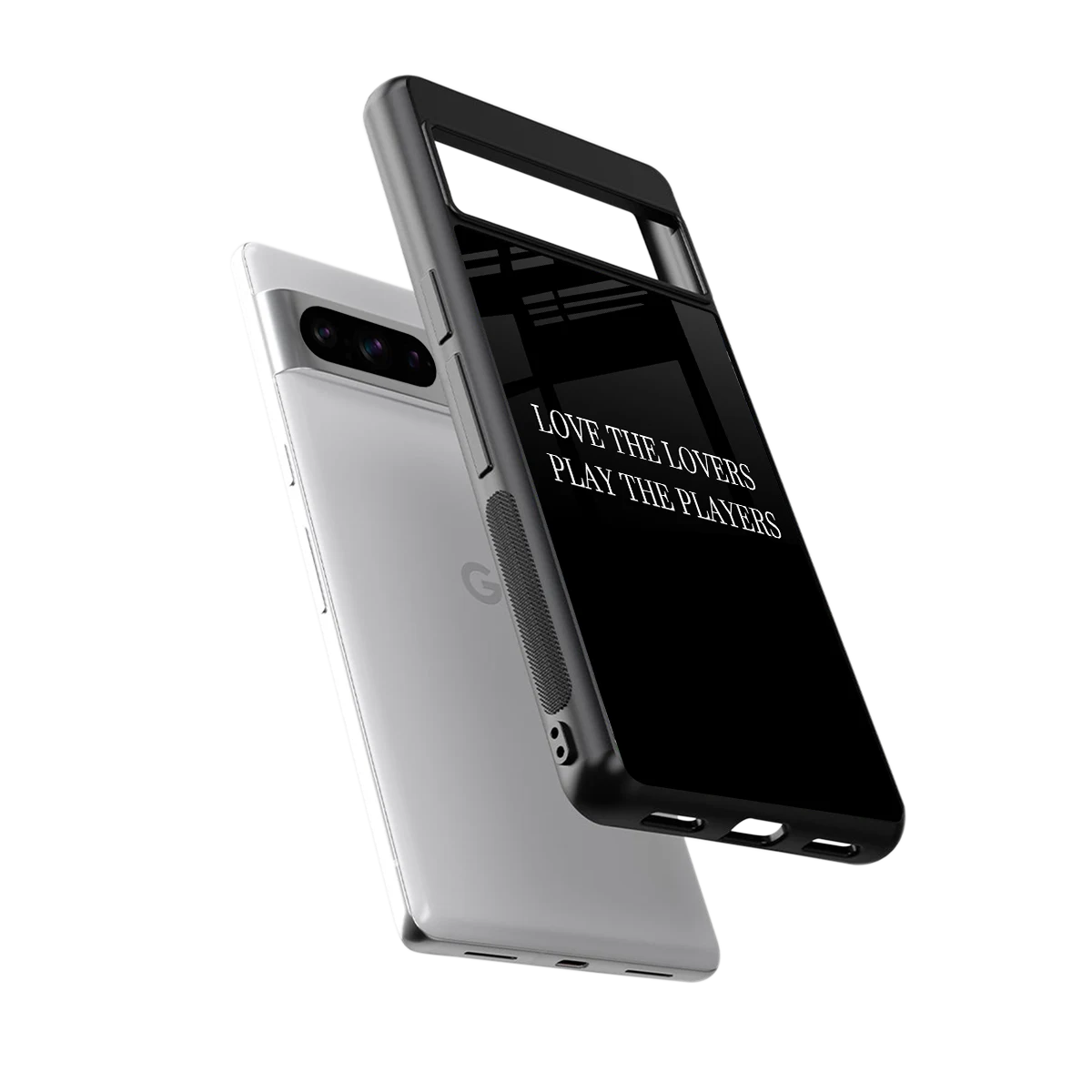 Playbook sleek google pixel 8 pro cover with tempered glass back and TPU edges