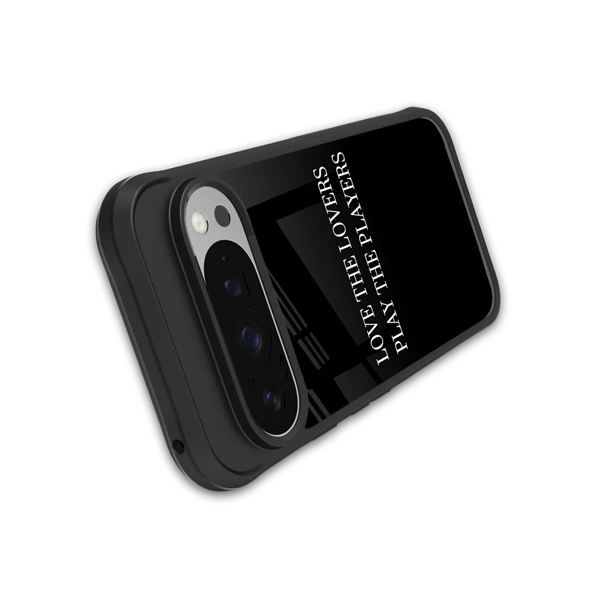 Playbook stylish phone case for google pixel 9 pro xl | glossy glass and slim fit
