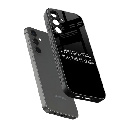 Playbook sleek samsung galaxy m35 5g cover with tempered glass back and TPU edges