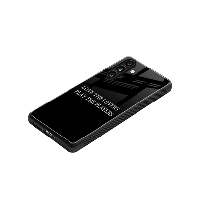 Playbook stylish phone case for samsung galaxy a56 5g | glossy glass and slim fit