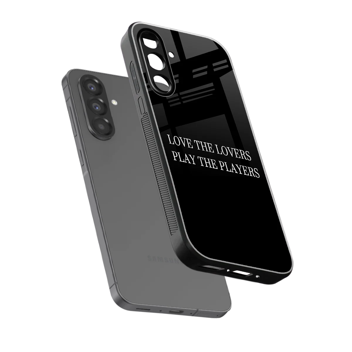 Playbook sleek samsung galaxy a26 5g cover with tempered glass back and TPU edges