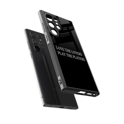 Playbook sleek samsung galaxy s23 ultra cover with tempered glass back and TPU edges