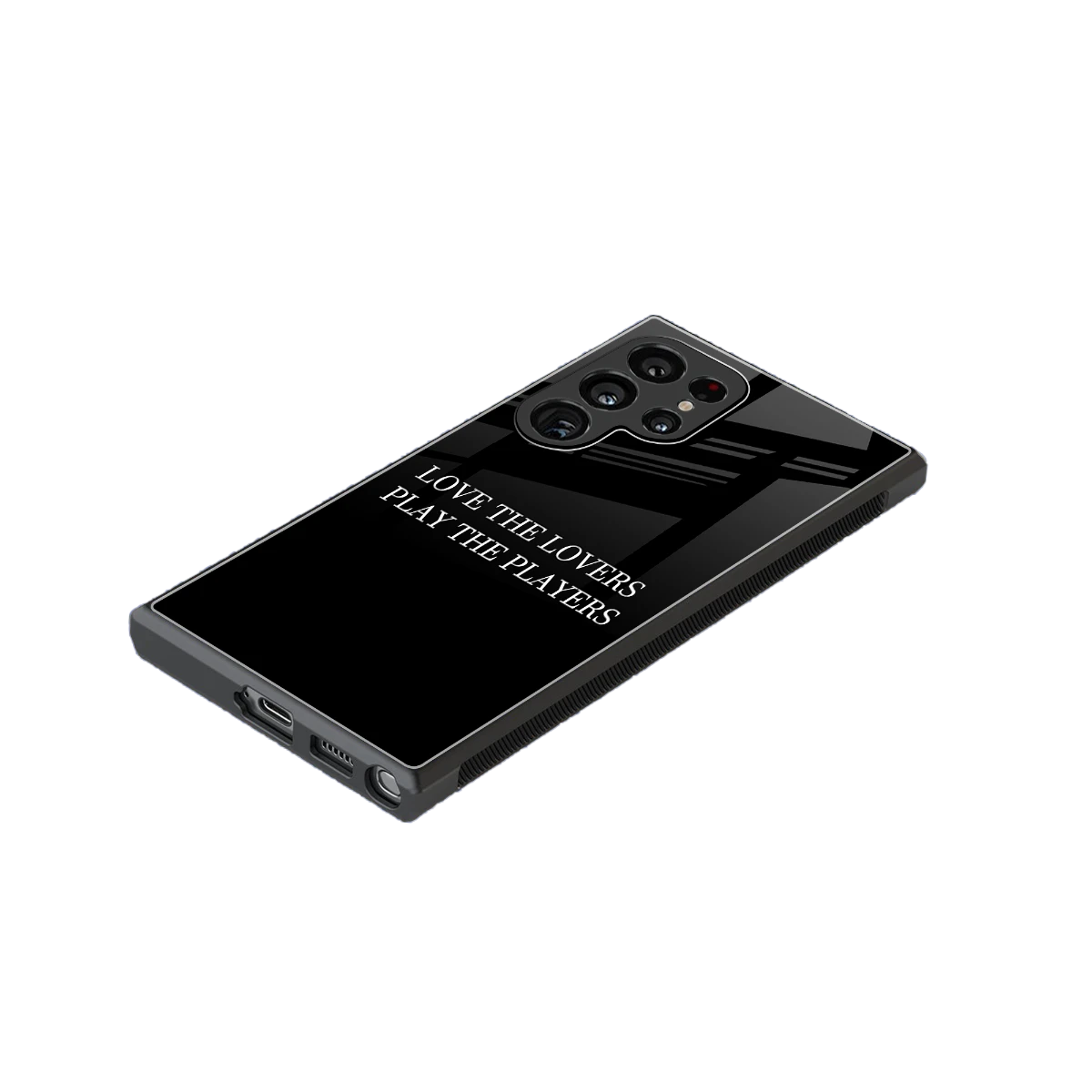 Playbook stylish phone case for samsung galaxy s24 ultra | glossy glass and slim fit