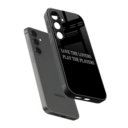 Playbook sleek samsung galaxy s24 cover with tempered glass back and TPU edges