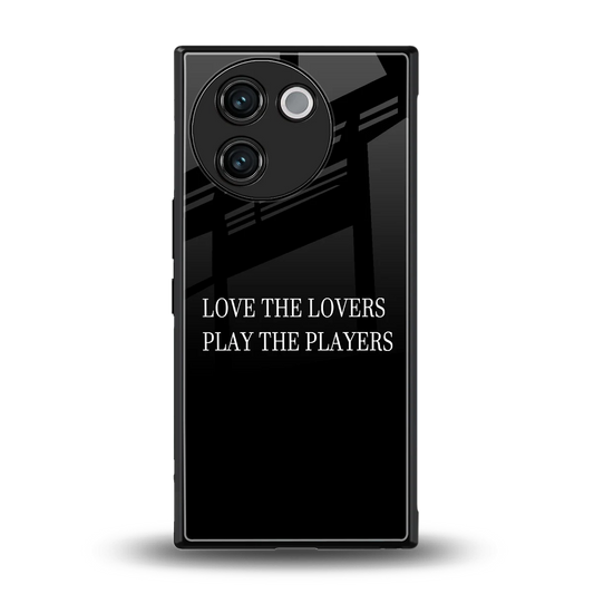 Playbook back phone cover | glass case for vivo v30e