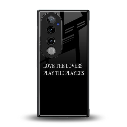Playbook back phone cover | glass case for vivo v40 pro