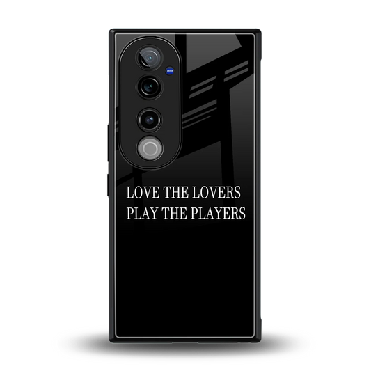 Playbook back phone cover | glass case for vivo v40 pro