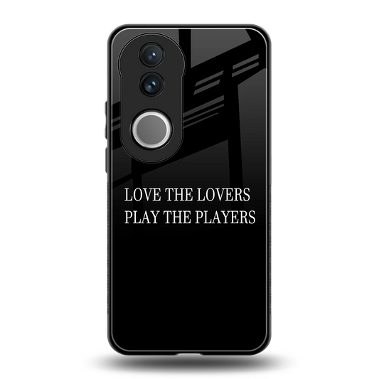 Playbook back phone cover | glass case for vivo v50