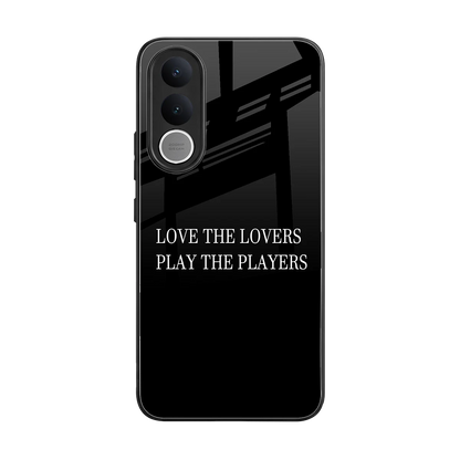 Playbook back phone cover | glass case for vivo v70 fe