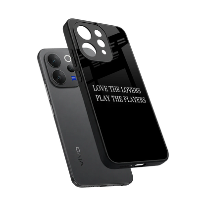 Playbook sleek vivo v70 elite cover with tempered glass back and TPU edges