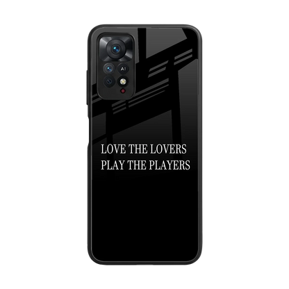 Playbook back phone cover | glass case for redmi note 11 pro