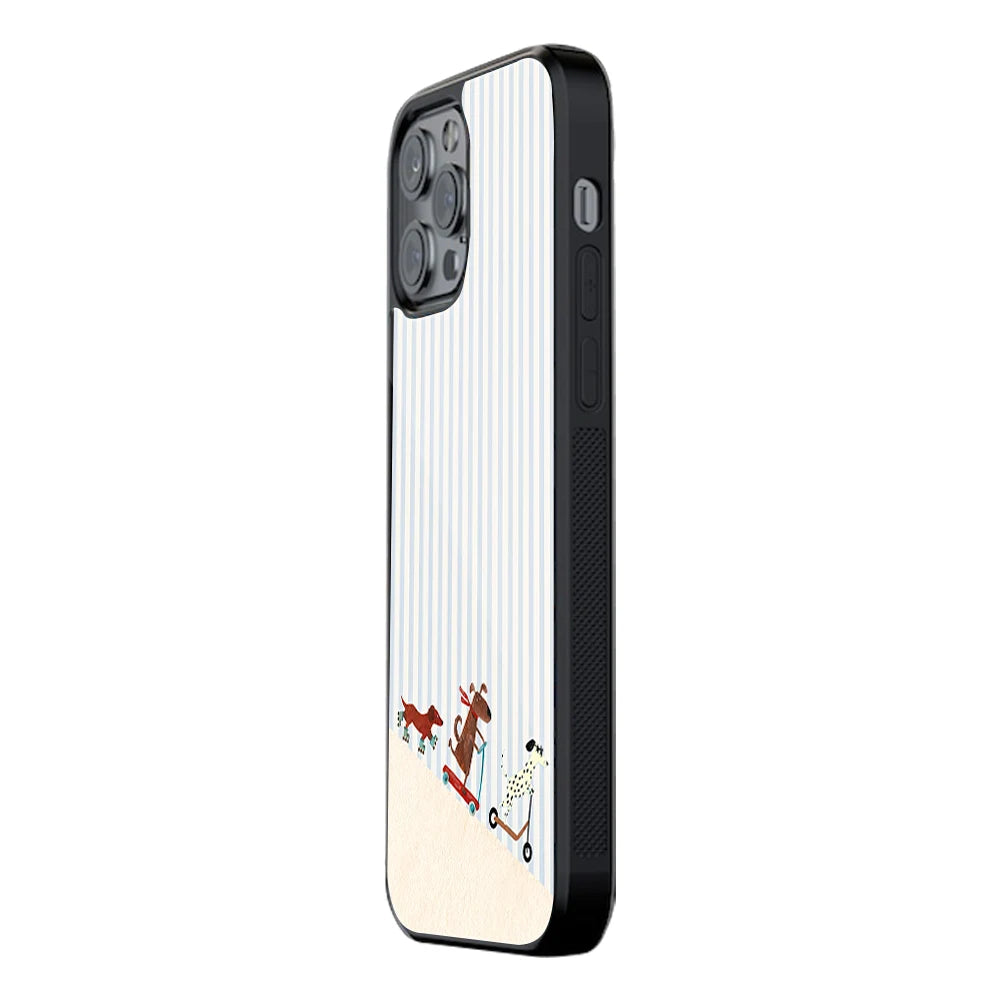 Trendy Glass Back Mobile Case for iPhone, Samsung, Redmi, OnePlus, Google Pixel, Motorola