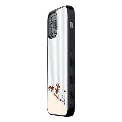 Trendy Glass Back Mobile Case for iPhone, Samsung, Redmi, OnePlus, Google Pixel, Motorola