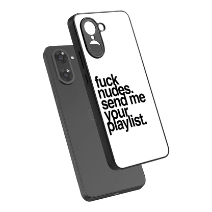 Playlist sleek oneplus nord ce5 5g cover with tempered glass back and TPU edges