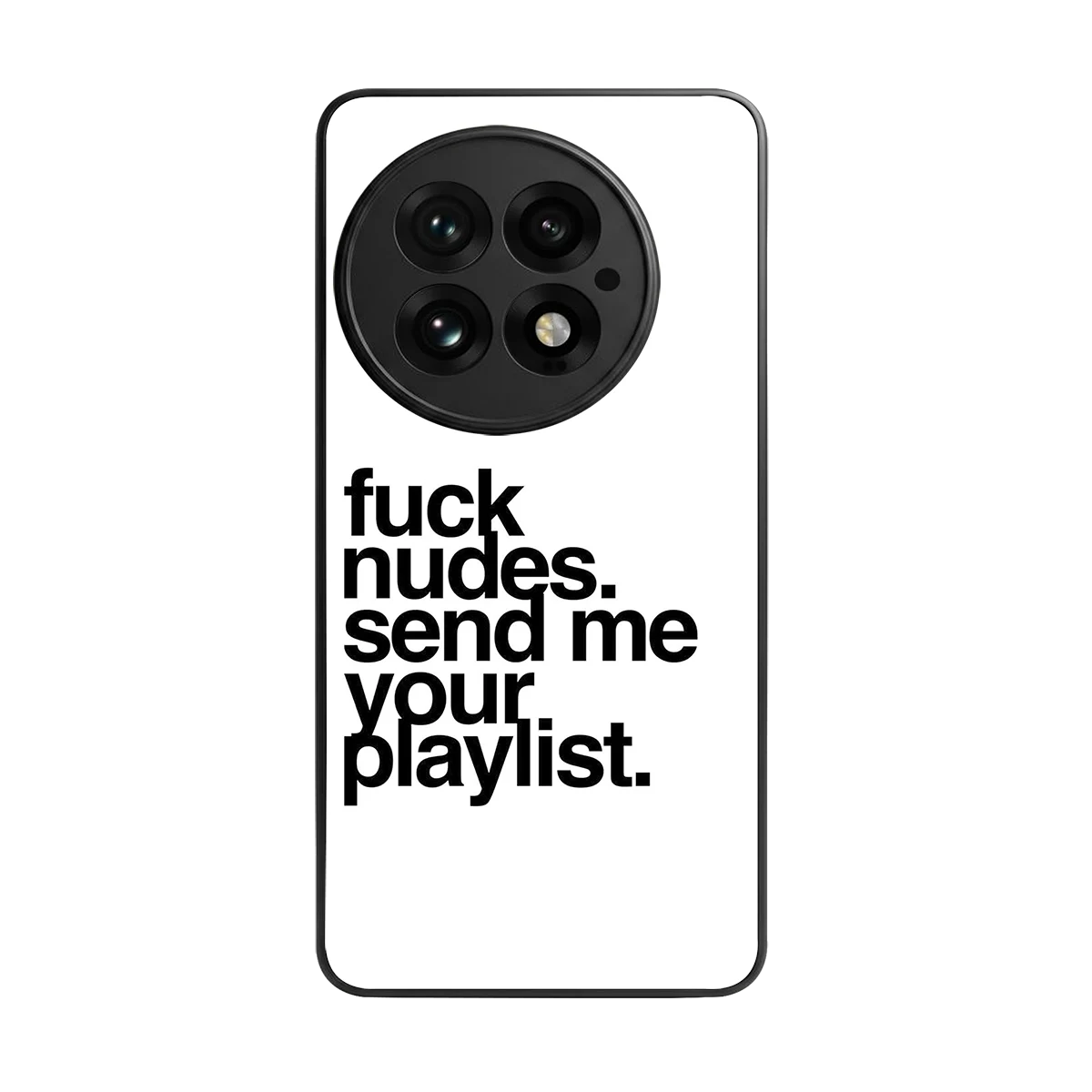 Playlist back phone cover | glass case for oneplus 13