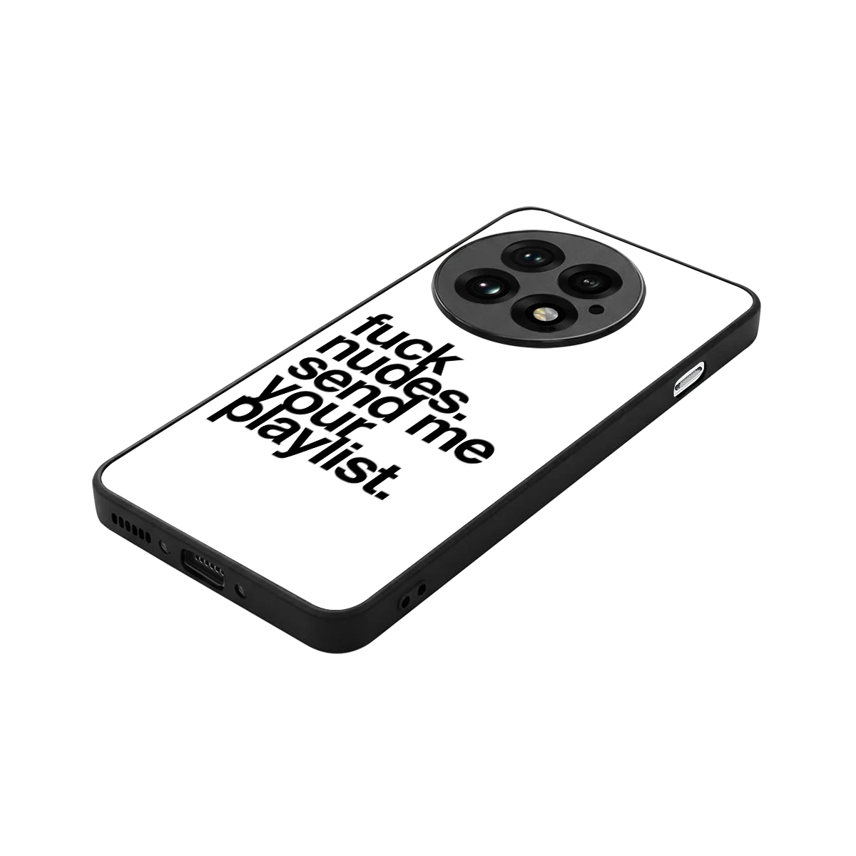 Playlist stylish phone case for oneplus 13 | glossy glass and slim fit