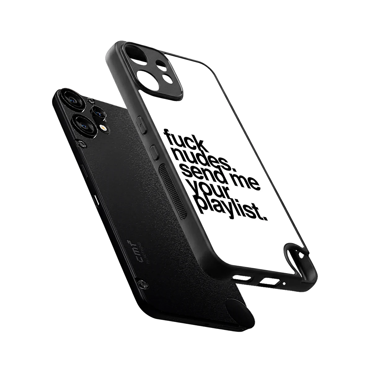 Playlist sleek cmf nothing phone 2 pro cover with tempered glass back and TPU edges