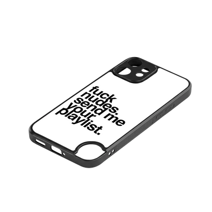 Playlist stylish phone case for cmf nothing phone 2 pro | glossy glass and slim fit