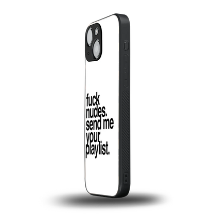 Playlist iphone 12 mini mobile cover | shockproof glass phone case