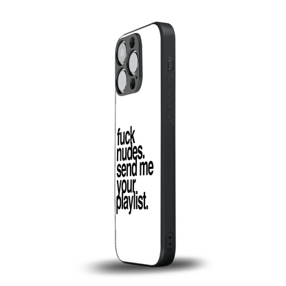 Playlist iphone 13 pro mobile cover | shockproof glass phone case