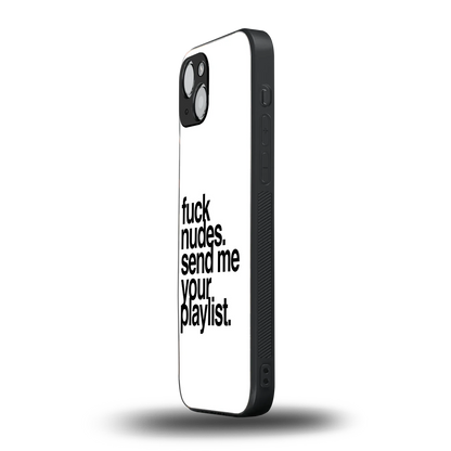 Playlist iphone 13 mobile cover | shockproof glass phone case