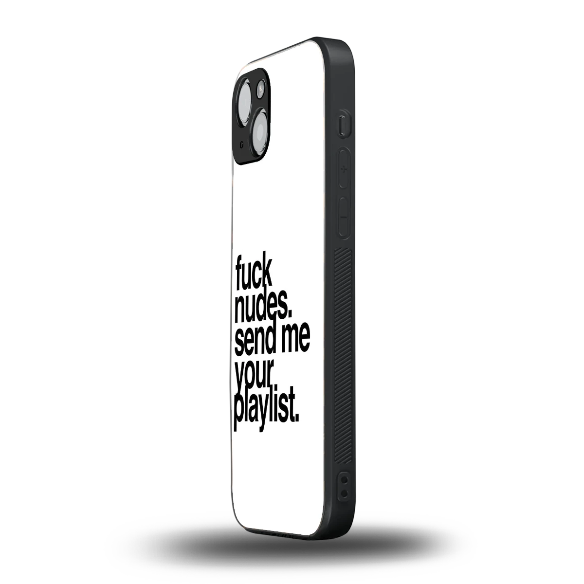 Playlist iphone 15 mobile cover | shockproof glass phone case