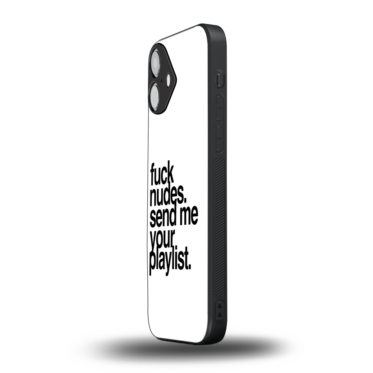 Playlist iphone 16 plus mobile cover | shockproof glass phone case