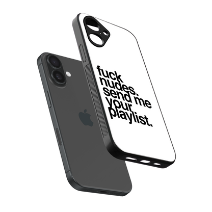 Playlist Phone Case for Iphone 16 | Glass Case