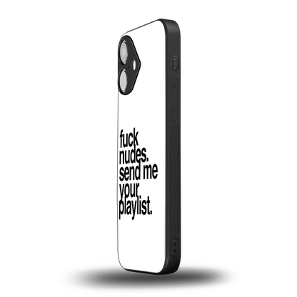 Playlist Phone Case for Iphone 16 | Glass Case