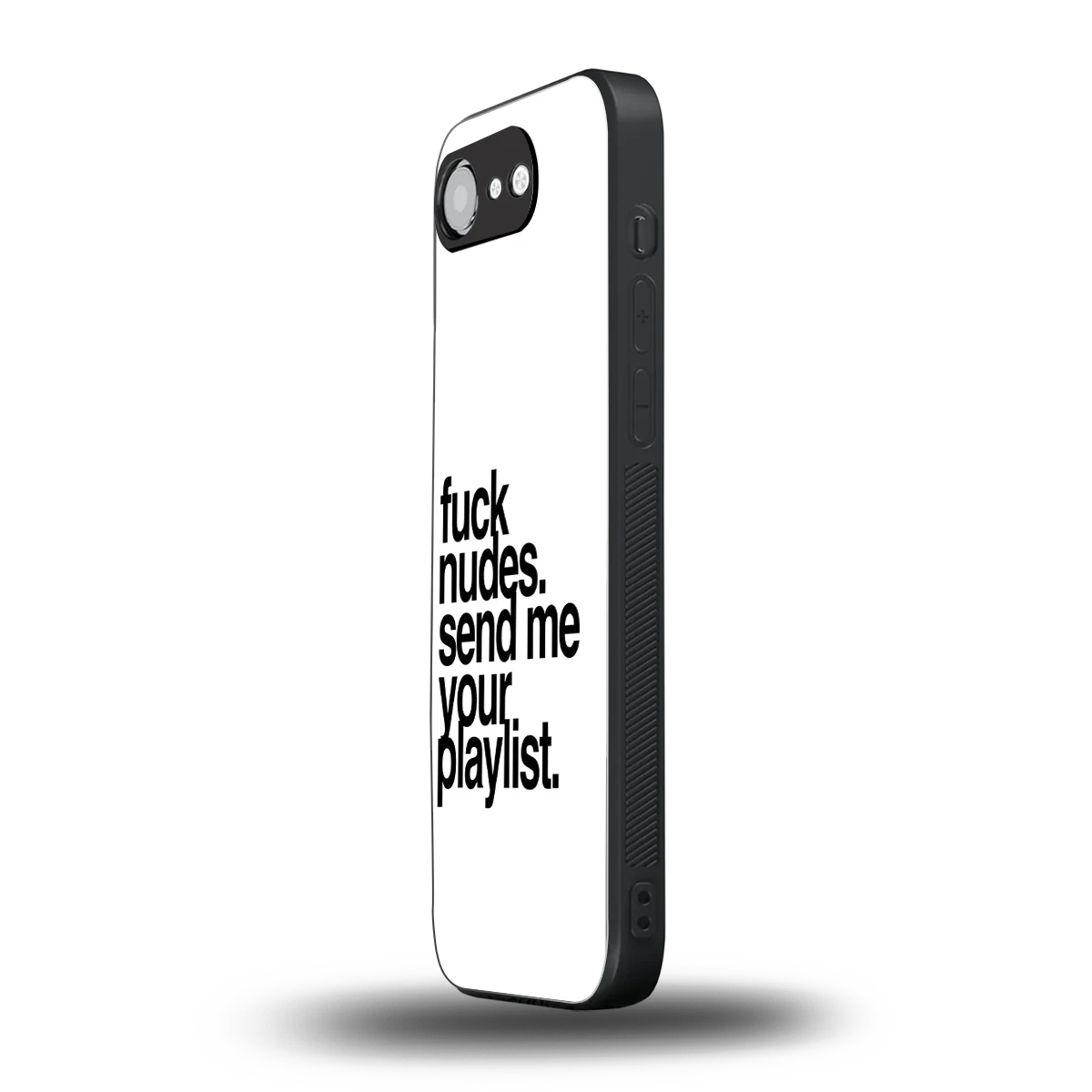 Playlist iphone 16e mobile cover | shockproof glass phone case