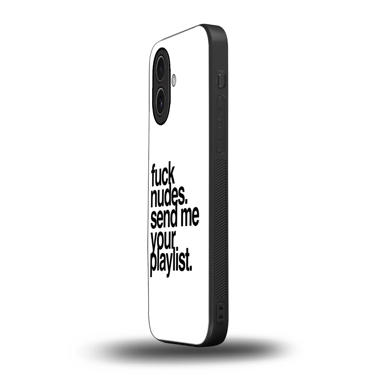 Playlist iphone 17 mobile cover | shockproof glass phone case