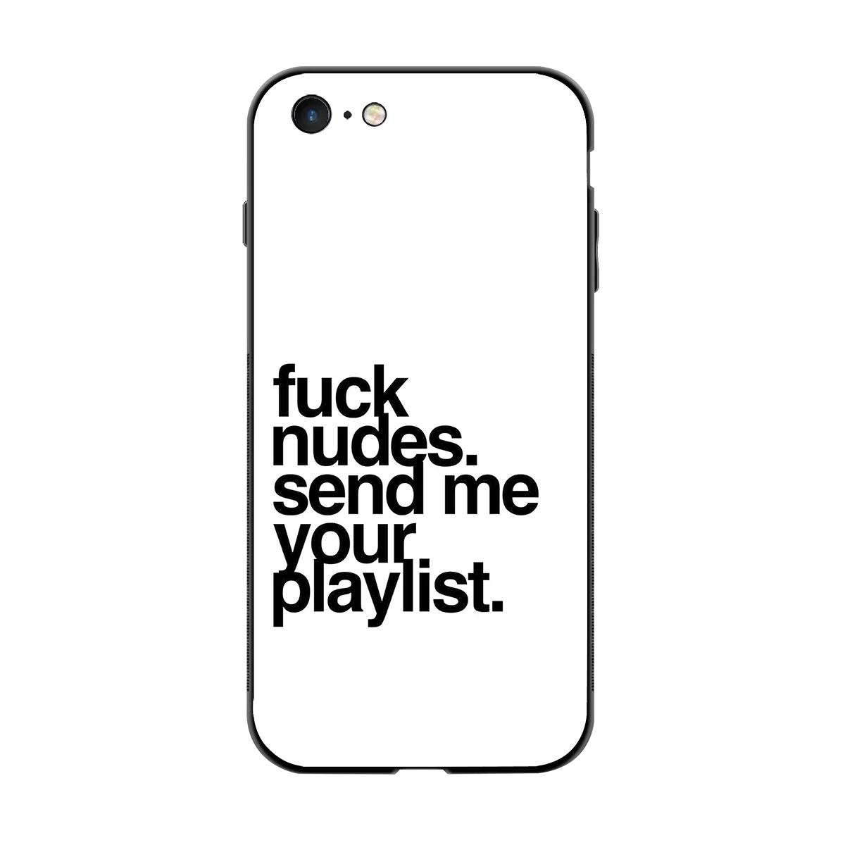 Playlist back phone cover | glass case for iphone 6
