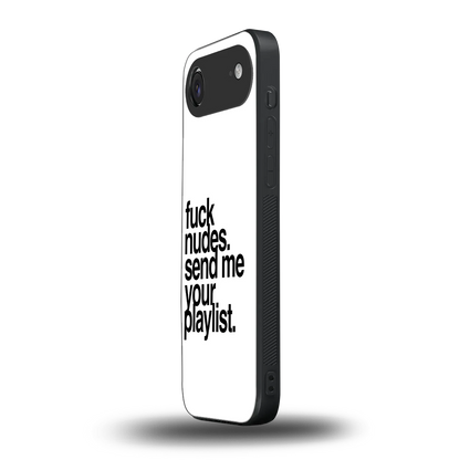 Playlist iphone air mobile cover | shockproof glass phone case