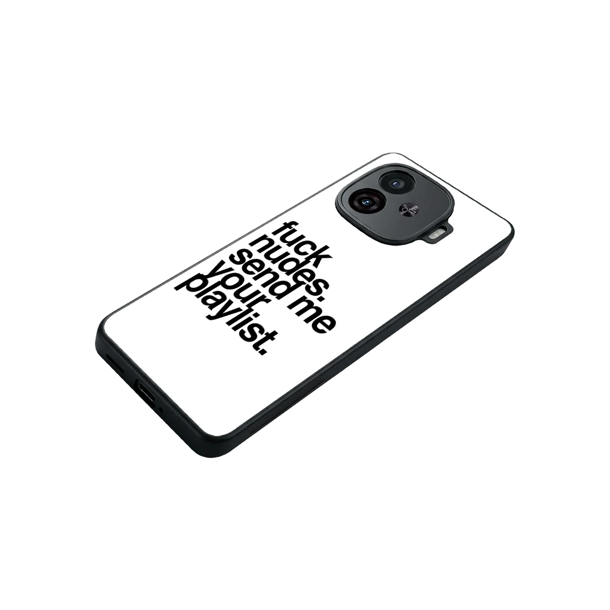 Playlist stylish phone case for iqoo neo 10r 5g | glossy glass and slim fit