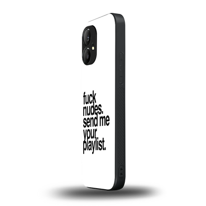 Playlist nothing phone 1 mobile cover | shockproof glass phone case