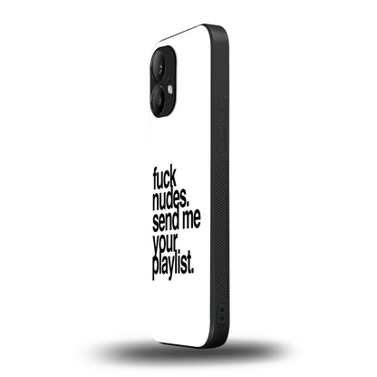 Playlist nothing phone 2 mobile cover | shockproof glass phone case