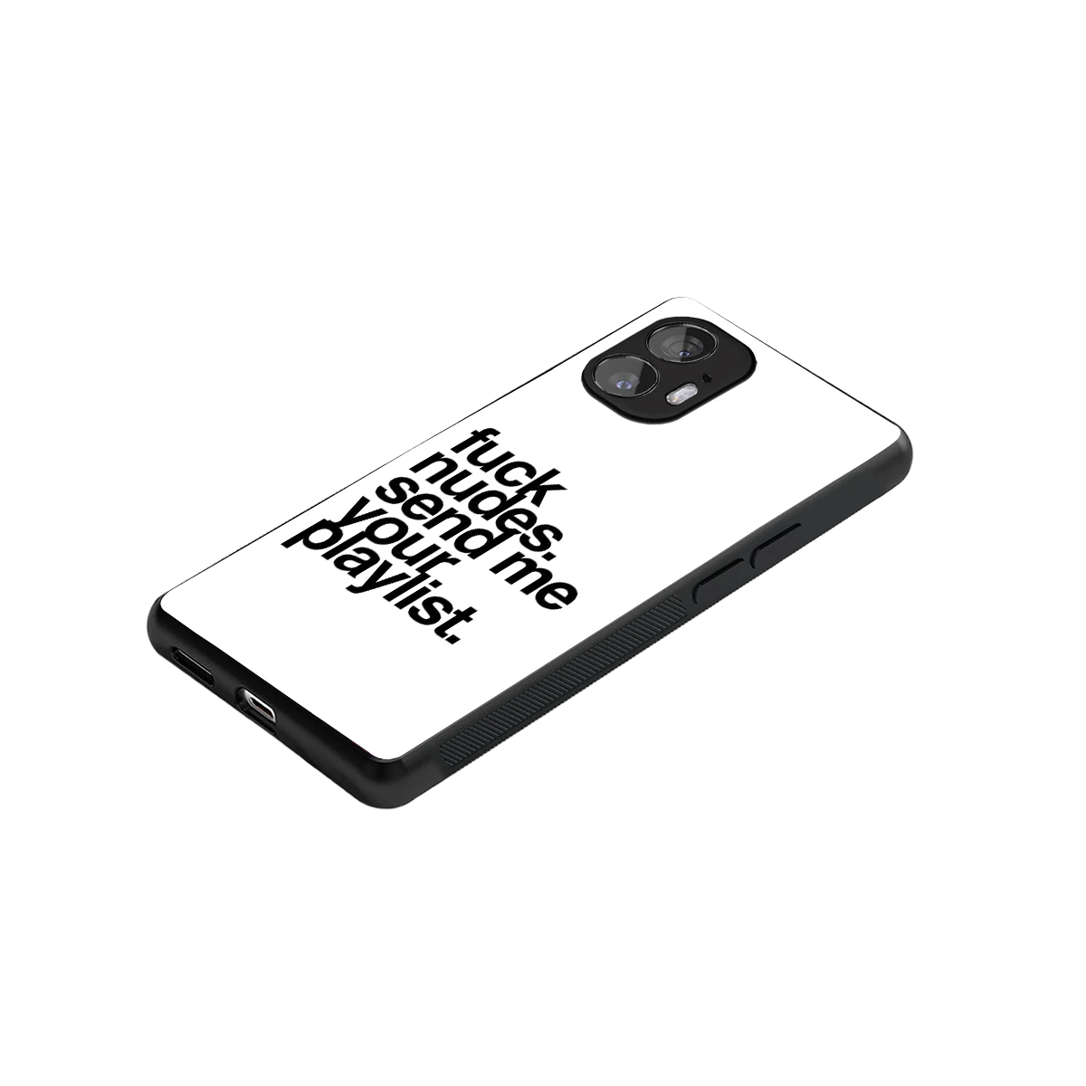 Playlist stylish phone case for nothing phone 2 | glossy glass and slim fit
