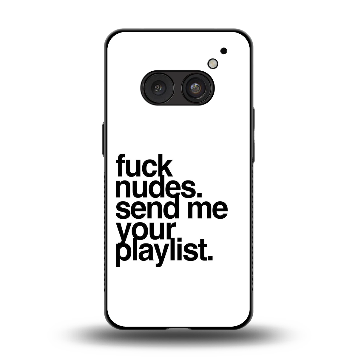 Playlist back phone cover | glass case for nothing phone 2a
