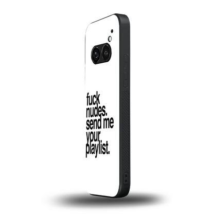 Playlist nothing phone 2a plus mobile cover | shockproof glass phone case