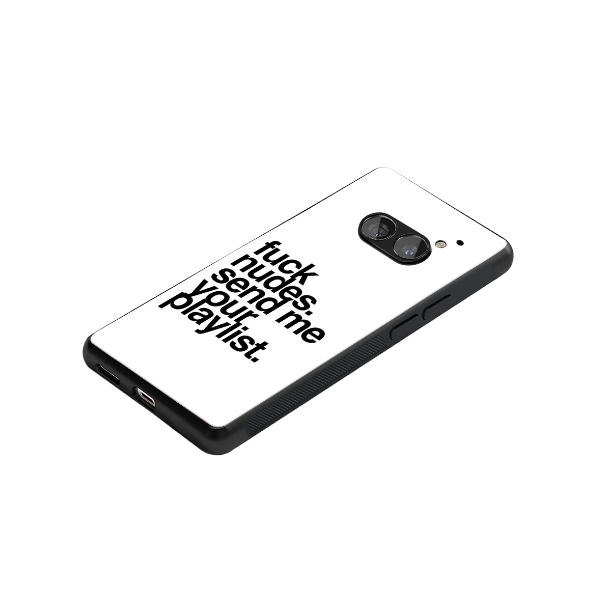 Playlist stylish phone case for nothing phone 2a | glossy glass and slim fit