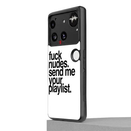 Playlist nothing phone 3 mobile cover | shockproof glass phone case