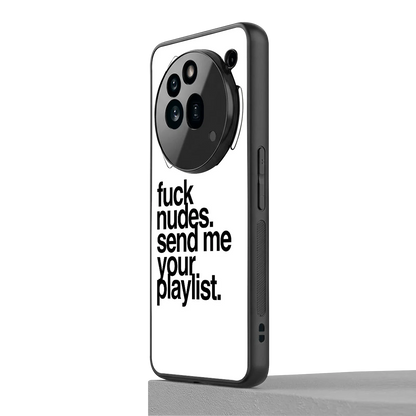 Playlist nothing phone 3a pro mobile cover | shockproof glass phone case